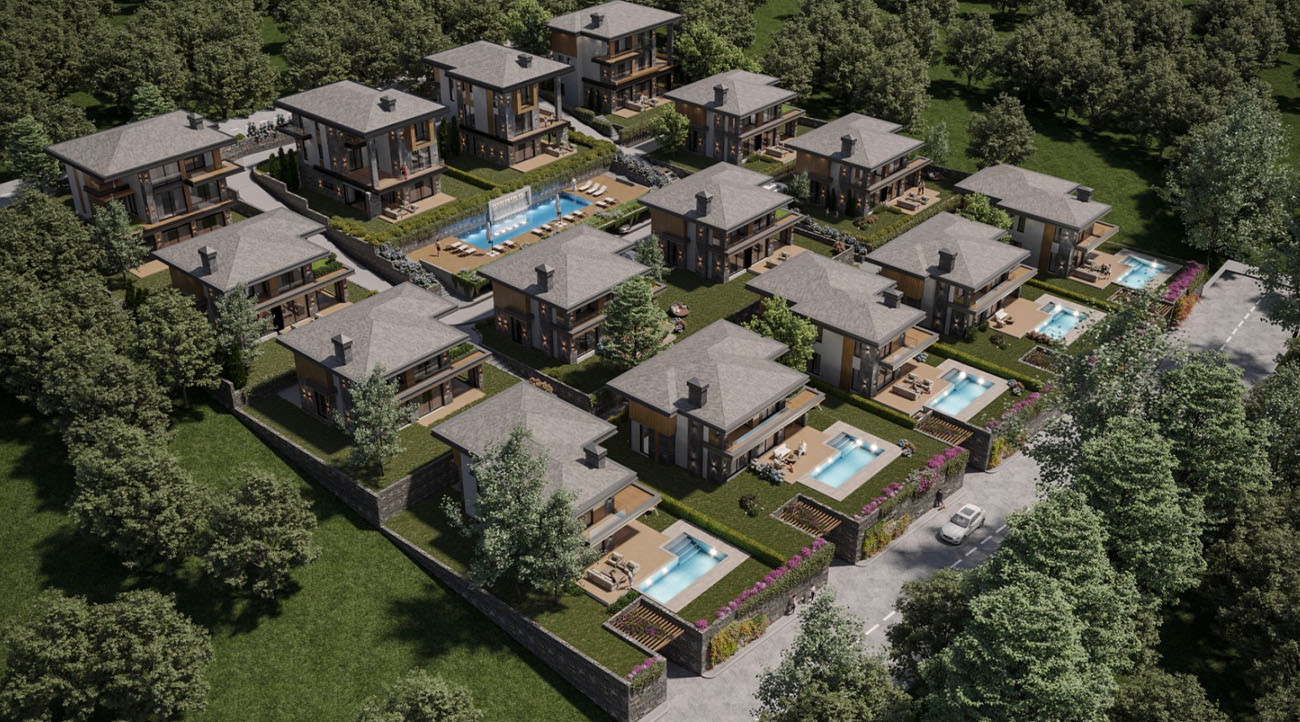 Villas for sale in İzmit - Kocaeli DK039 | DAMAS TÜRK Real Estate 01