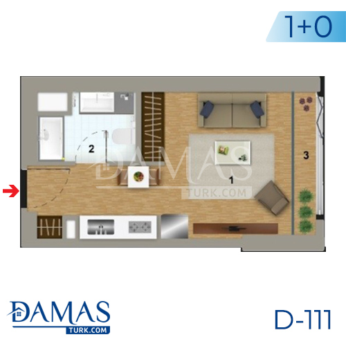 Damas Project D-111 in Istanbul - Floor plan picture 01