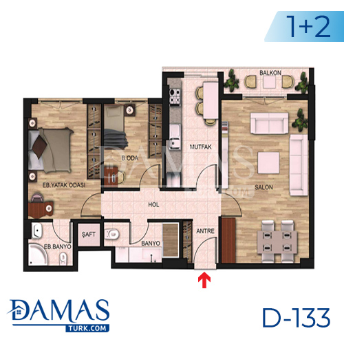 Damas Project D-131 in Istanbul - Floor plan picture 01