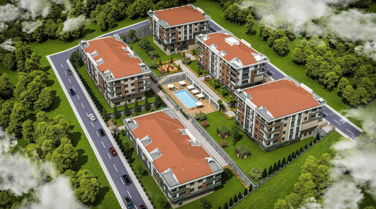 Apartments for sale in Turkey - the complex DS333 || damasturk Real Estate Company 01