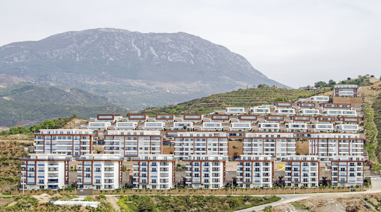 Apartments for sale in Antalya Turkey - complex DN049 || damasturk Real Estate Company 01