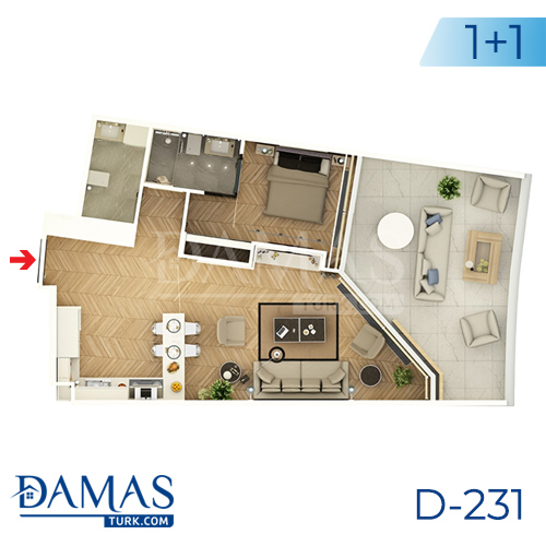 Damas Project D-231 in Istanbul - Floor plan picture  01