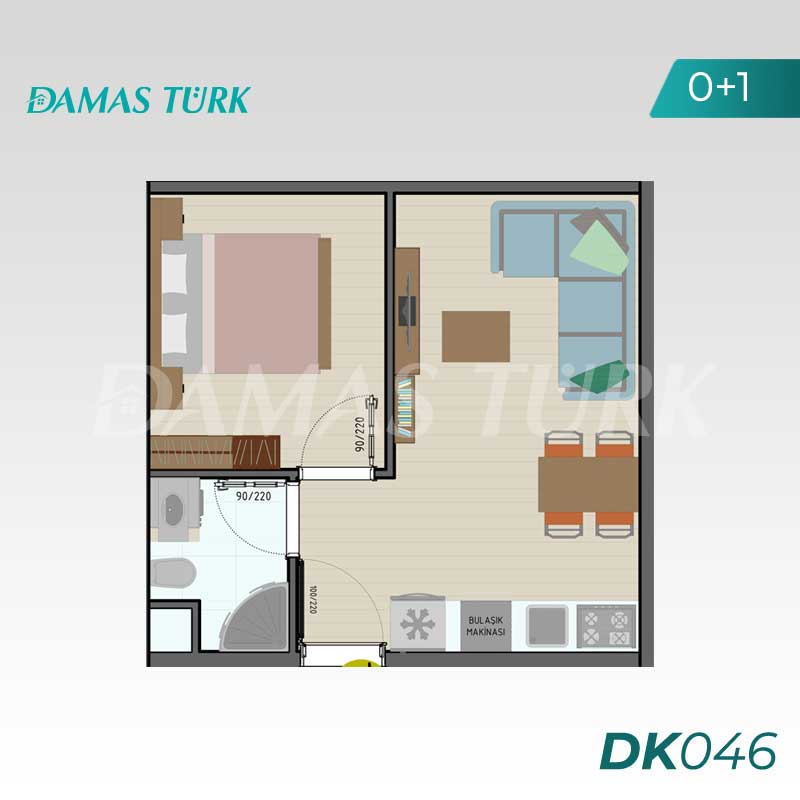 Apartments for sale in Izmit - Kocaeli DK046 | DAMAS TÜRK Real Estate 01
