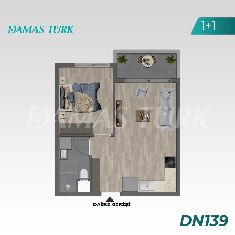 Appartements à vendre à Serik - Antalya DN139 | damas turk Immobilier 01