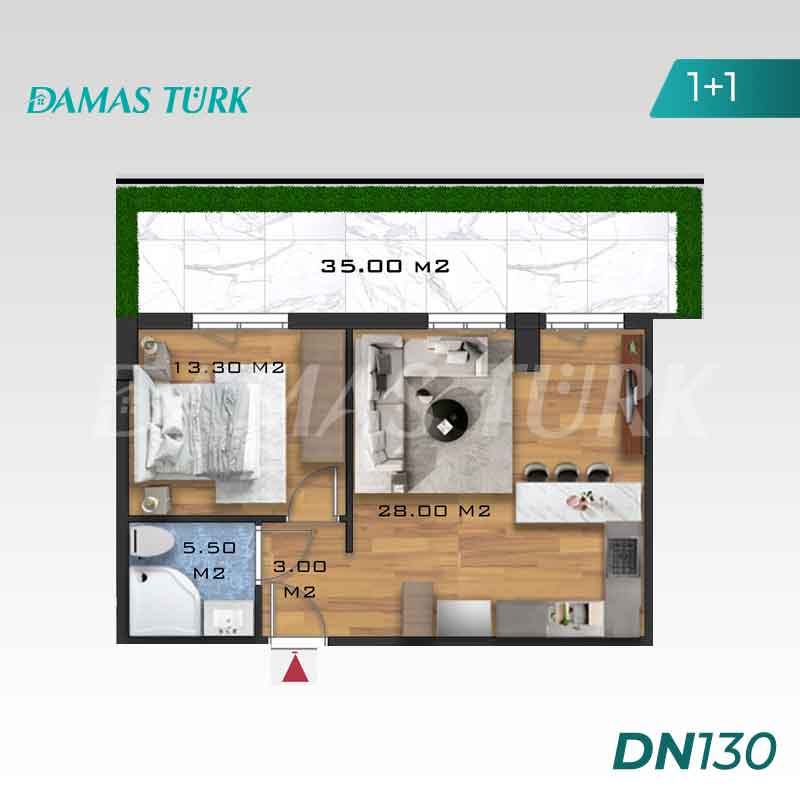 ِApartments for sale in Konyaalti - Antalya DN130 | Damasturk Real Estate 01