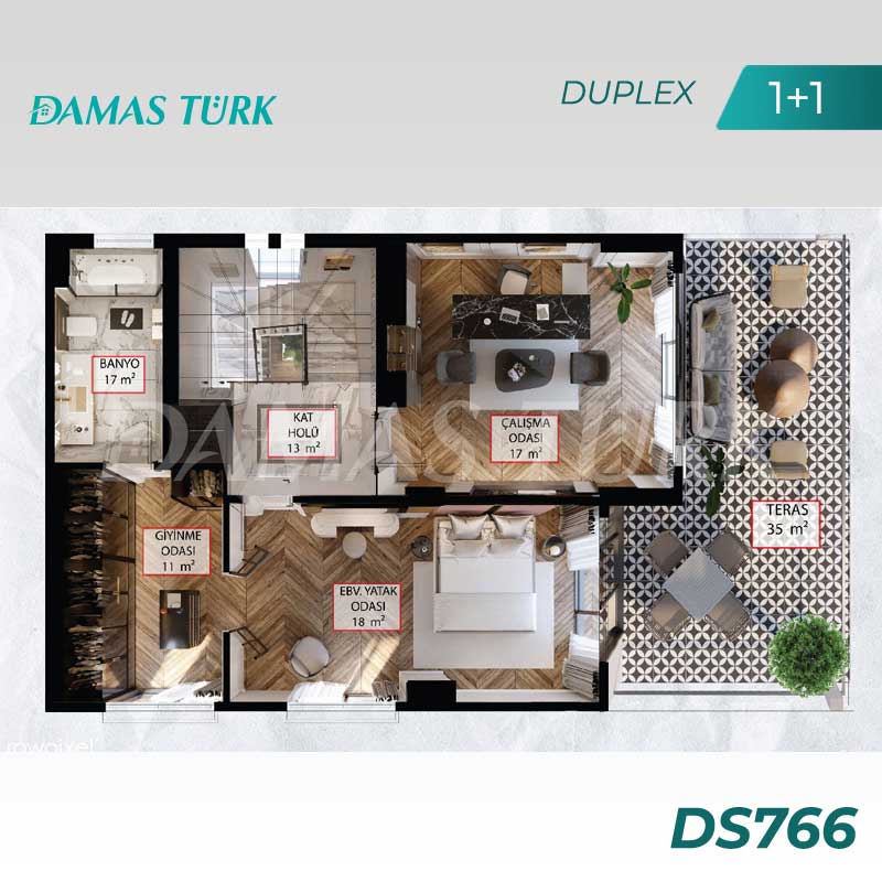 Villas de luxe à vendre à Bahcesehir - Istanbul DS766 | Damasturk Immobilier  01