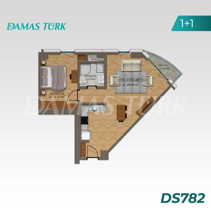 Appartements à vendre à Esenyurt - Istanbul DS782 | DAMAS TÜRK Immobilier 02