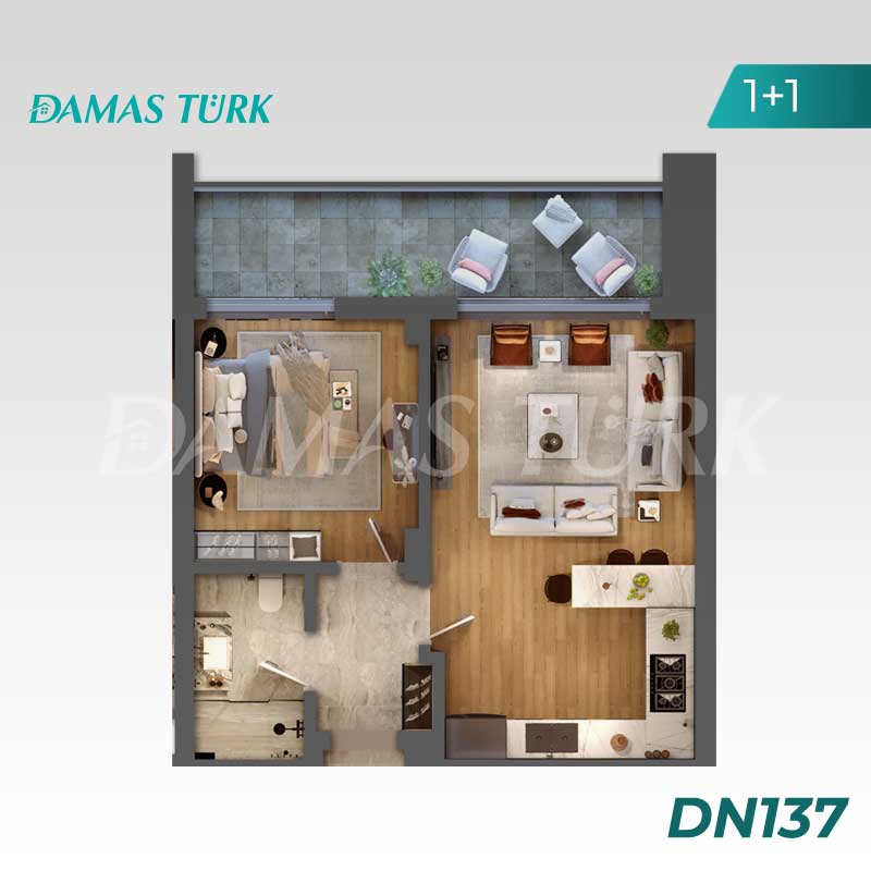 Luxury apartments for sale in Aksu - Antalya DN137 | Damasturk Real Estate 01