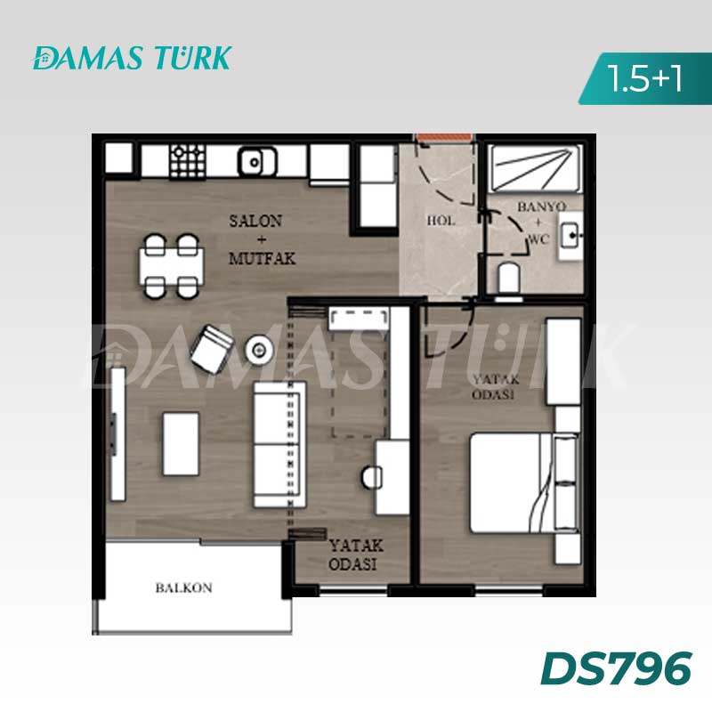 Appartements de luxe à vendre à Zeytinburnu - Istanbul DS796 | Damasturk Immobilier 01