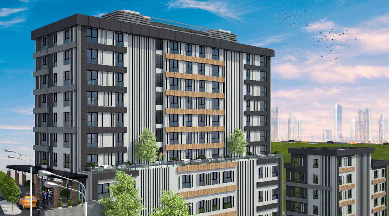Appartements à vendre à Basaksehir - Istanbul DS790 | Immobilier Damastürk 01