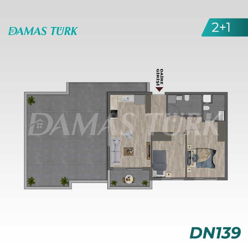 Appartements à vendre à Serik - Antalya DN139 | damas turk Immobilier 02