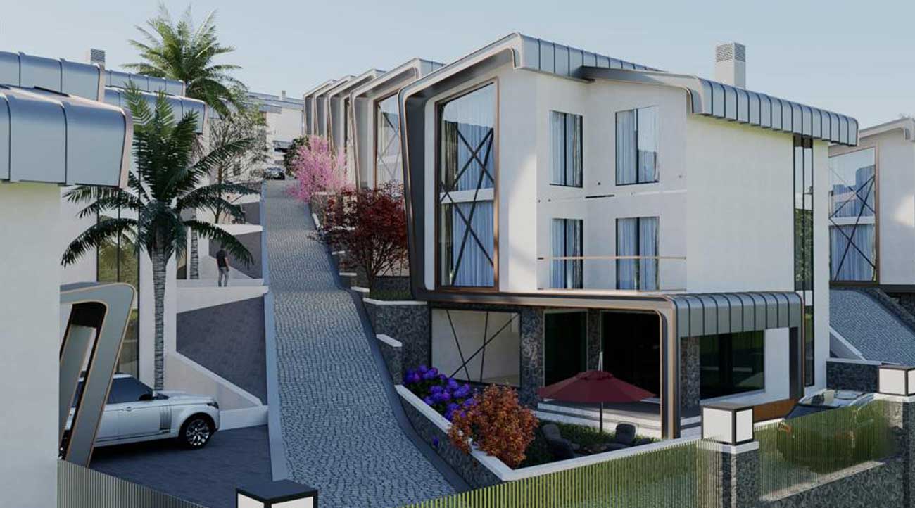 Villas de luxe à vendre à Başiskele - Kocaeli DK049 |  damasturk Immobilier 02