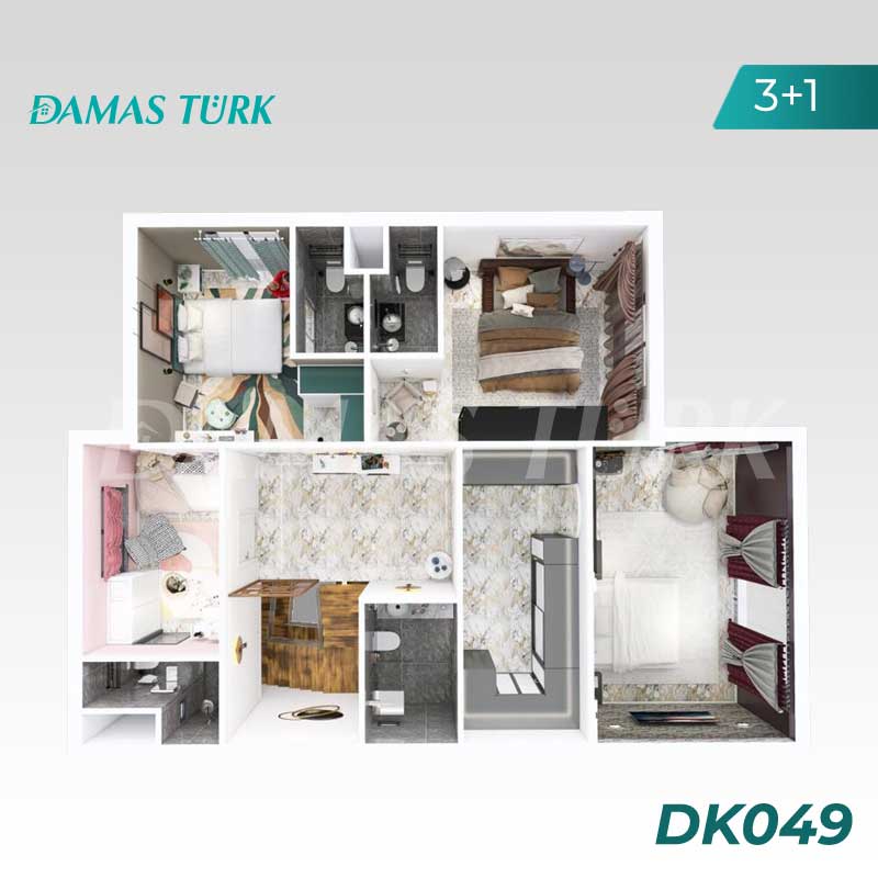 Luxury villas for sale in Başiskele - Kocaeli DK049 | Damasturk Real Estate 04