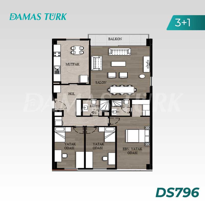 Luxury apartments for sale in Zeytinburnu - Istanbul DS796 | Damasturk Real Estate 04