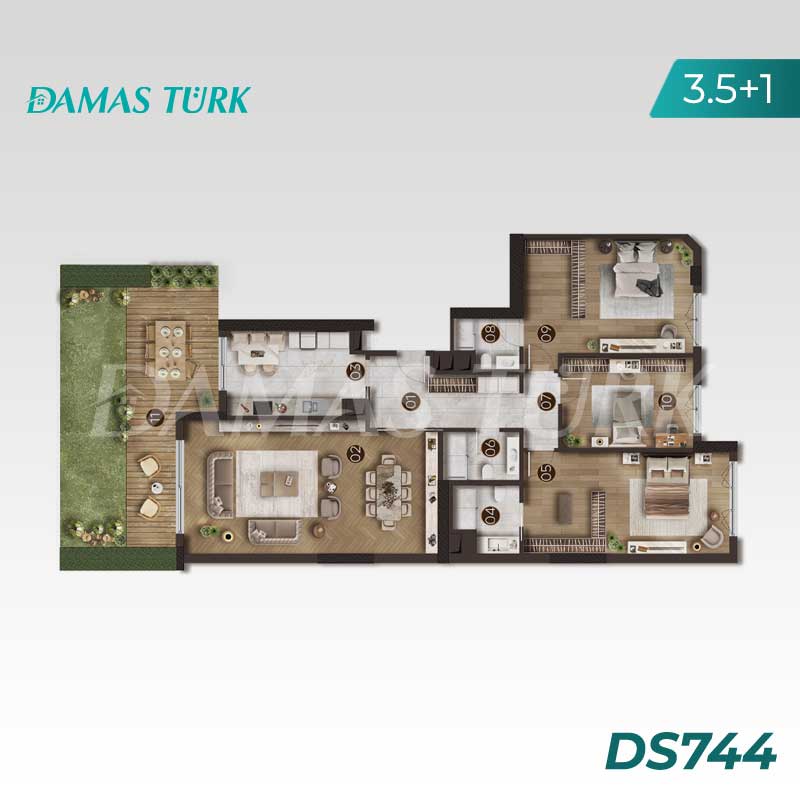 Luxury apartments for sale in Bakırköy - Istanbul DS744 | DAMAS TÜRK Real Estate 02