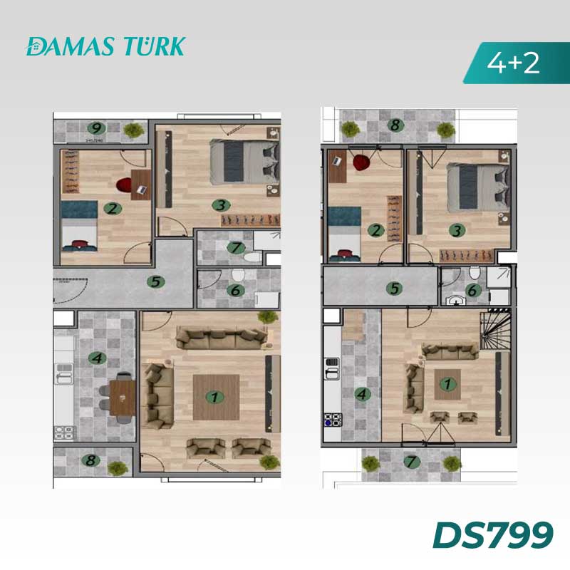 Apartments for sale in Beylikduzu - Istanbul DS799 | Damasturk Real Estate 03
