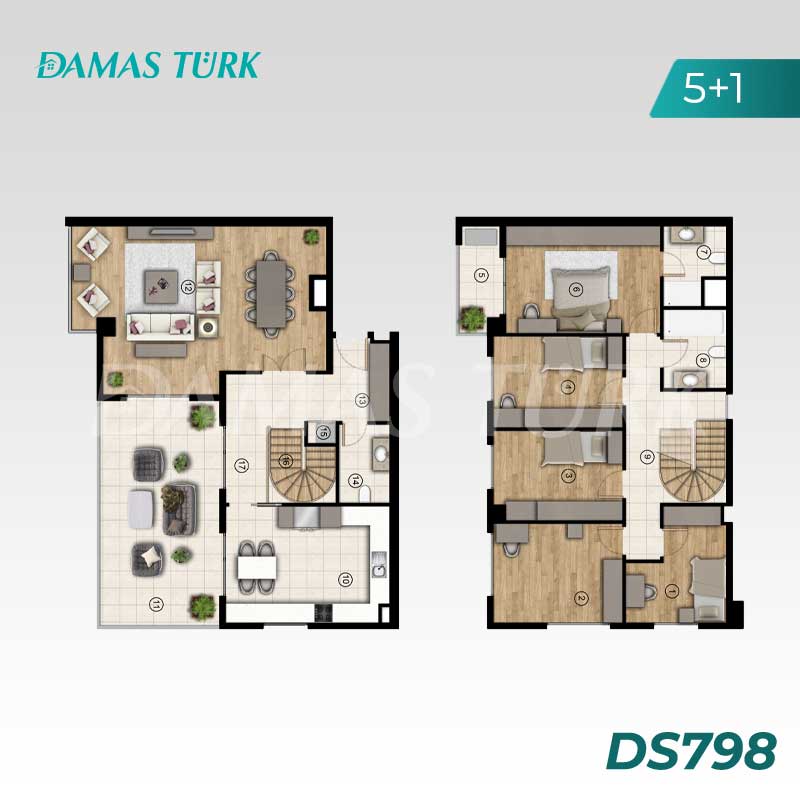 Luxury apartments for sale in Avcilar - Istanbul DS798 | Damasturk Real Estate 04