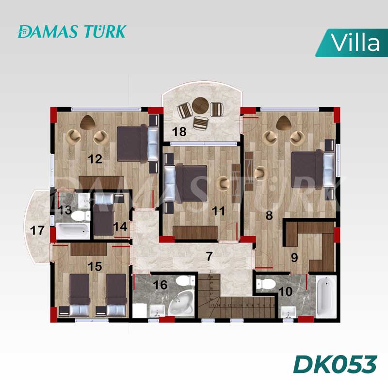 Villas à vendre à Basişekle - Kocaeli DK053 | Damasturk Immobilier  02