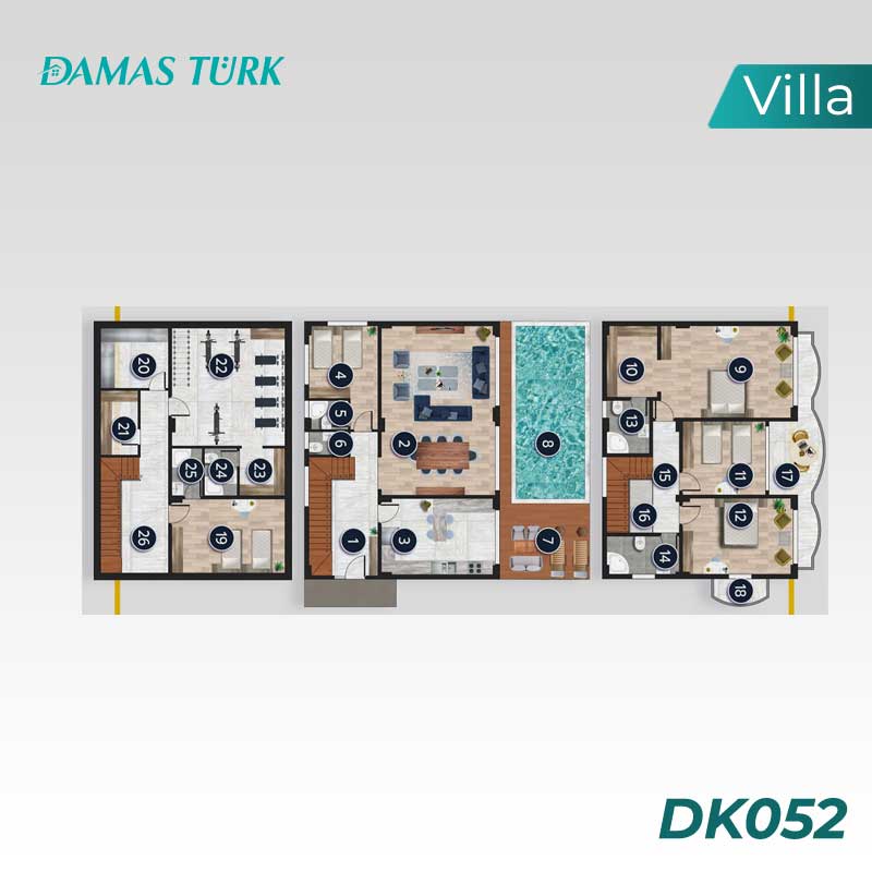 Villas for sale in Basişekle - Kocaeli DK052 | Damasturk Real Estate 03