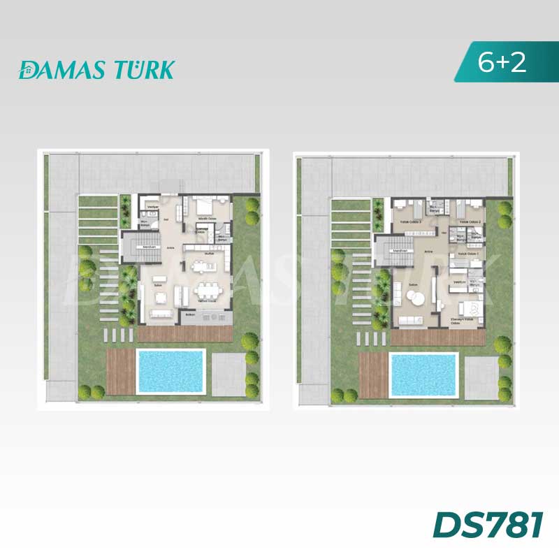 Villas à vendre à Arnavutkoy - Istanbul DS781 | DAMAS TÜRK Immobilier 01