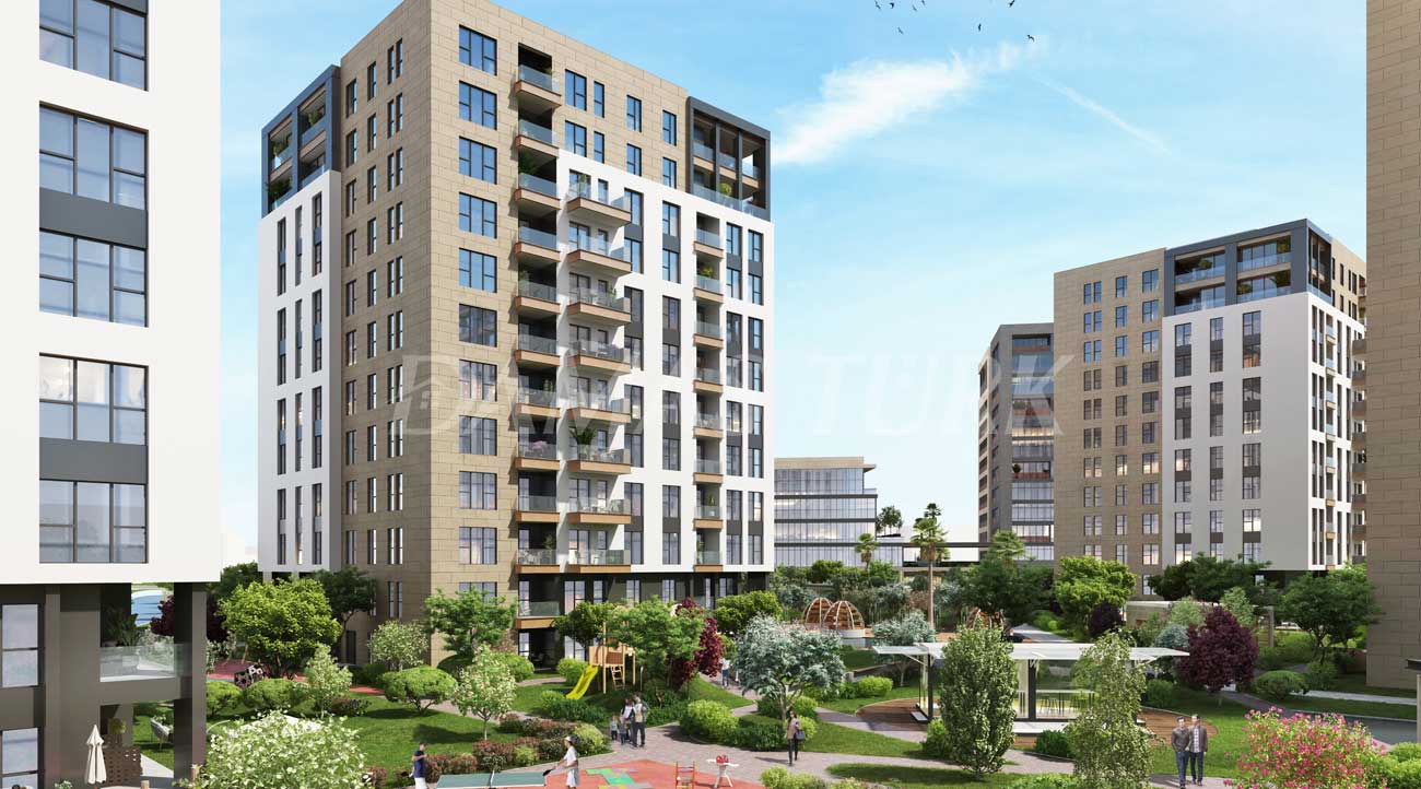 Appartements avec garantie gouvernementale à Pendik - Istanbul DS800 | damasturk Immobilier  07
