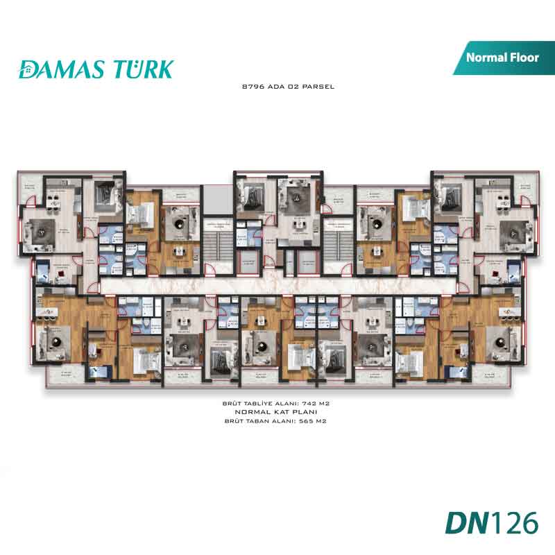 Real Estate for Sale in Konyaalti - Antalya DN126 | DAMAS TÜRK Real Estate 04
