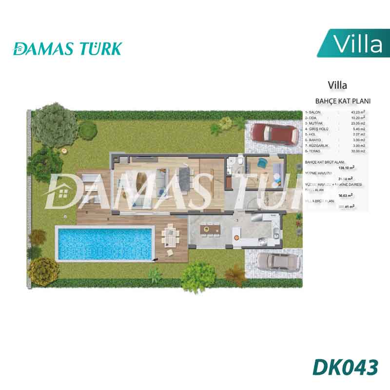 Villas à vendre à Izmit - Kocaeli DK044 | Immobilier Damasturk 01