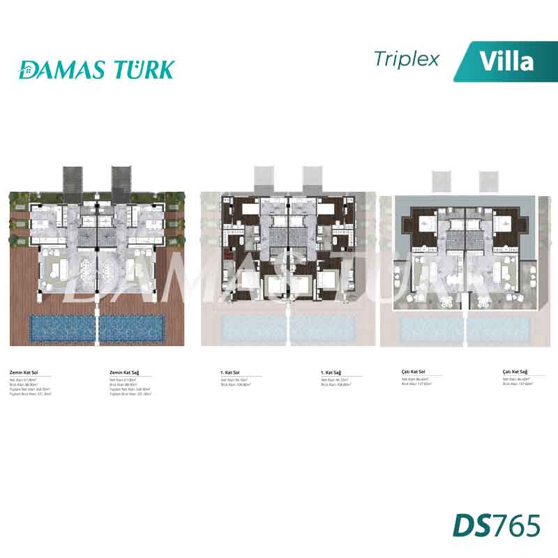 Luxury villas for sale in Beylikduzu - Istanbul DS765 | DAMAS TÜRK Real Estate 02