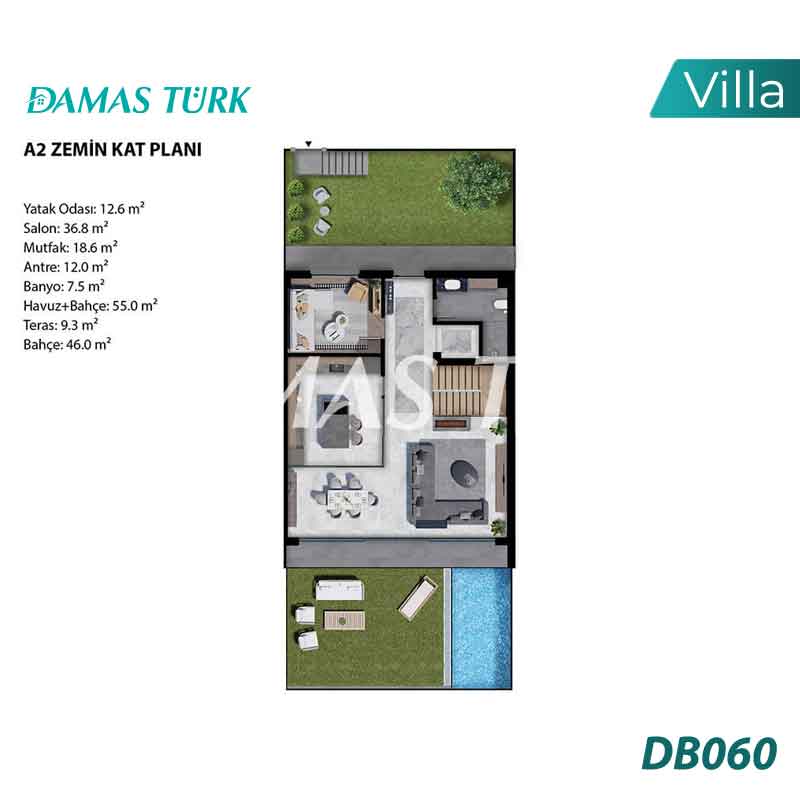 Villas for sale in Nilüfer - Bursa DB060 | Damasturk Real Estate 06