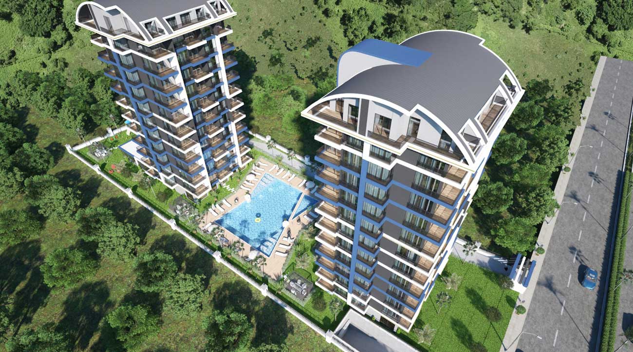 Apartments for sale in Alanya - Antalya DN131 | DAMAS TÜRK Real Estate 14