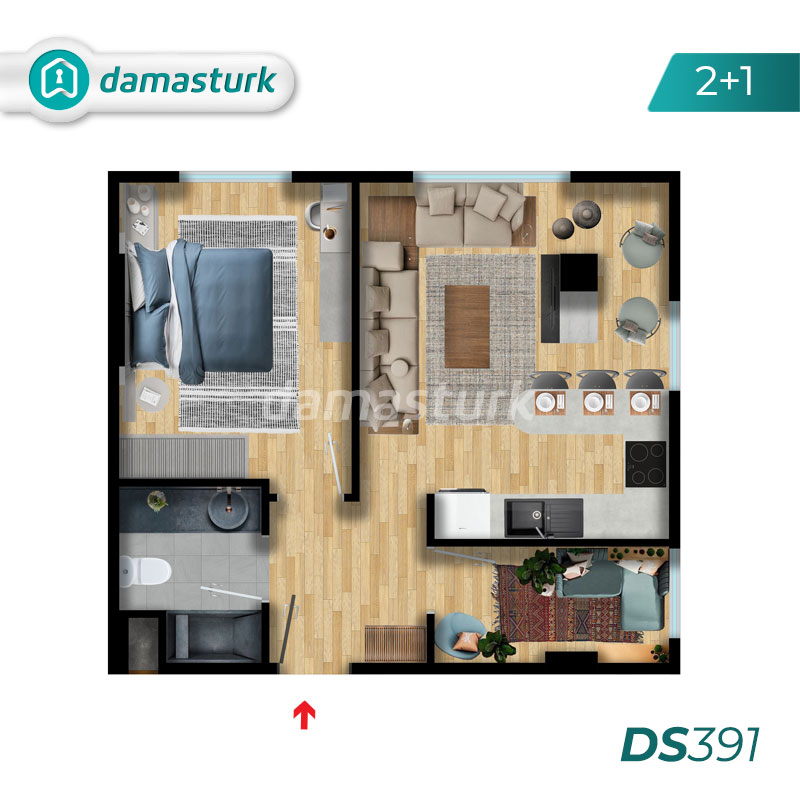Apartments for sale in Istanbul - Kaitehane - Complex DS391 || damasturk Real Estate  02