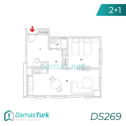 Damas Project DS269 in Istanbul - Floor Plan picture  02