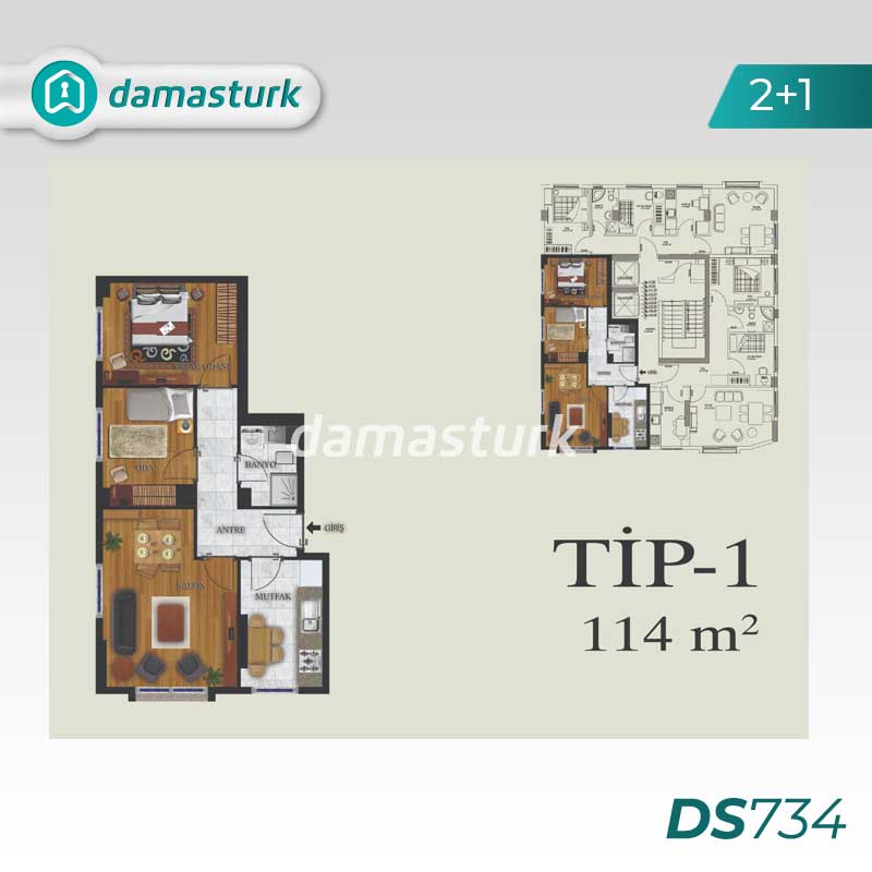 Appartements à vendre à Esenyurt - Istanbul DS734 | damasturk Immobilier 03