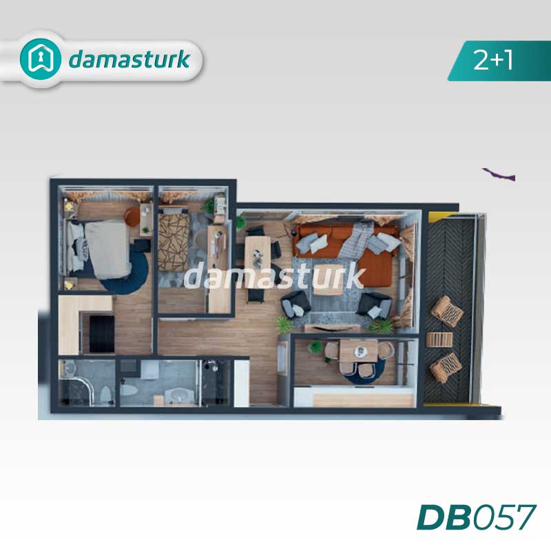 Apartments for sale in Mudanya - Bursa DB057 | DAMAS TÜRK Real Estate 01