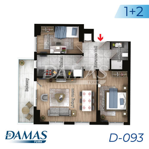 Damas Project D-093 in Istanbul - Floor Plan picture 03