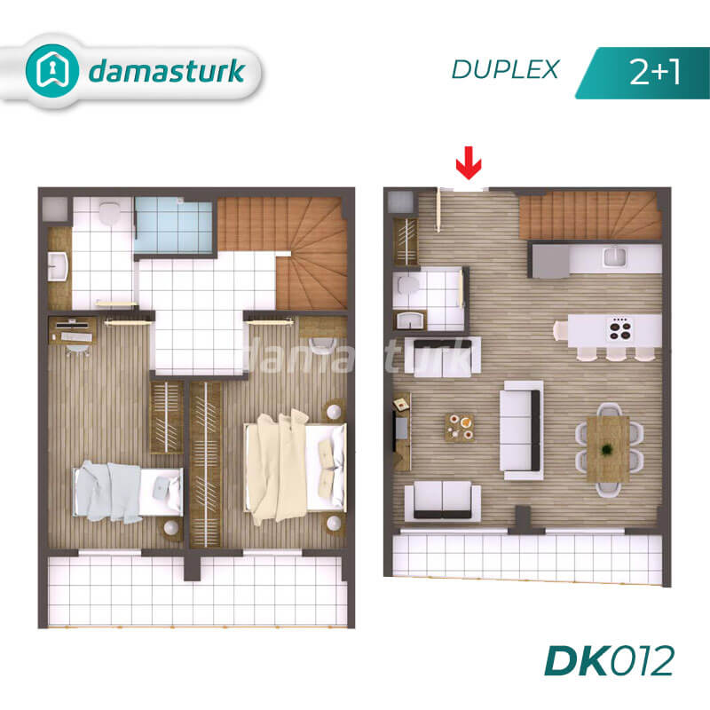 Apartments and villas for sale in Turkey - Kocaeli - Complex DK012 || DAMAS TÜRK Real Estate  02