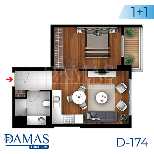 Damas Project D-174 in Istanbul -Floor plan picture  02