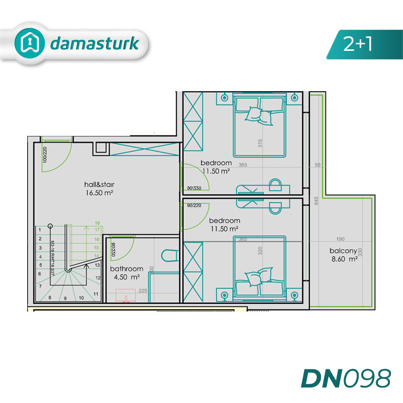 Apartments for sale in Alanya - Antalya DN098 | damasturk Real Estate 02