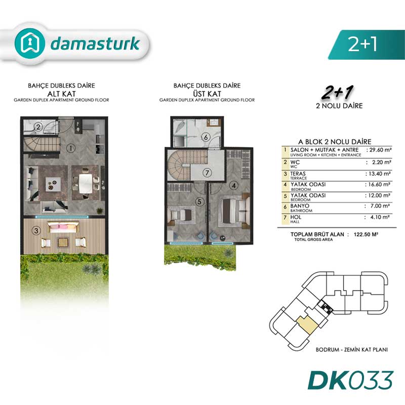 Luxury apartments for sale in Yuvacik - Kocaeli DK033 | DAMAS TÜRK Real Estate 03