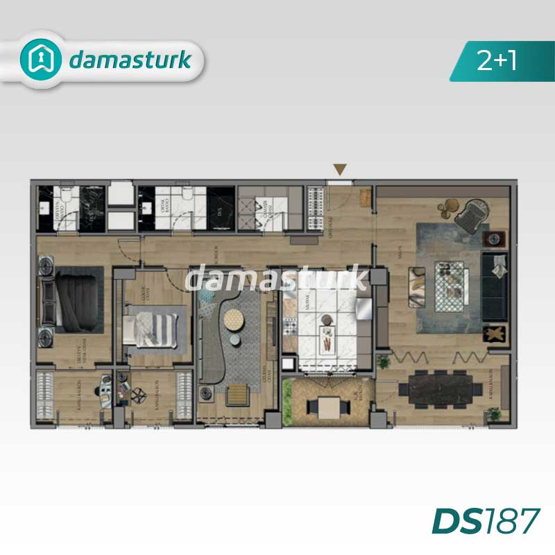 Property for sale Sarıyer Maslak - Istanbul DS187 | damasturk Real Estate 01