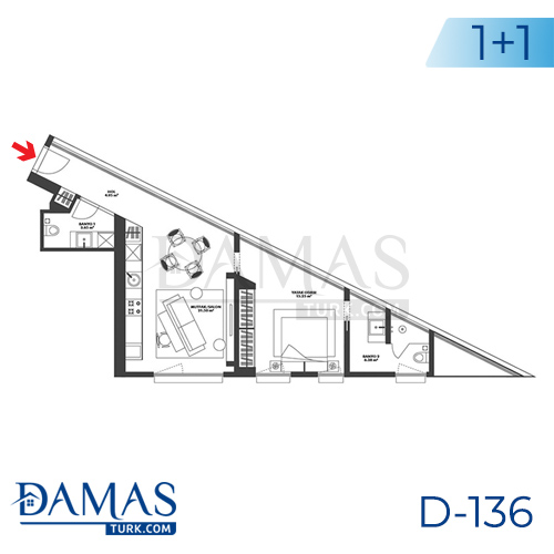 مجمع داماس 136 في اسطنبول - صورة مخطط 02