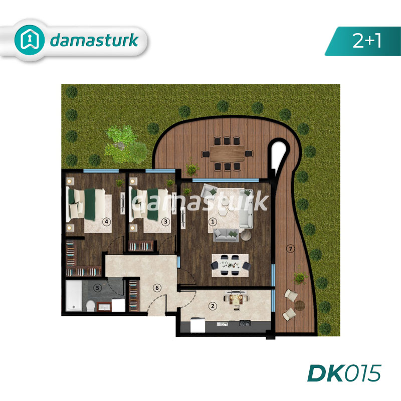 Appartements à vendre à Kartepe - Kocaeli DK015 | DAMAS TÜRK Immobilier 02