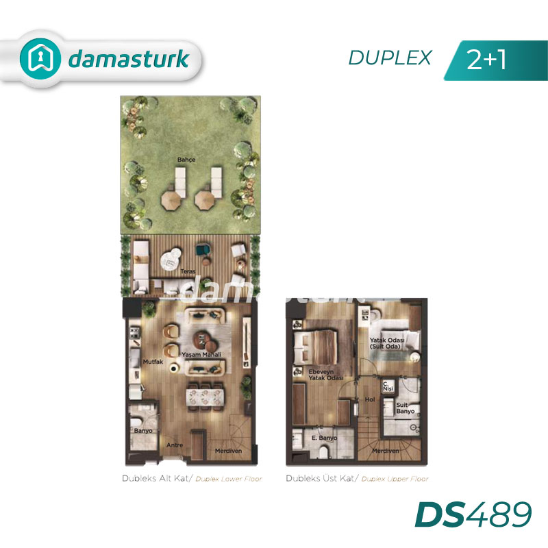 Appartements à vendre à Beylikdüzü - Istanbul DS589 | damasturk Immobilier 01