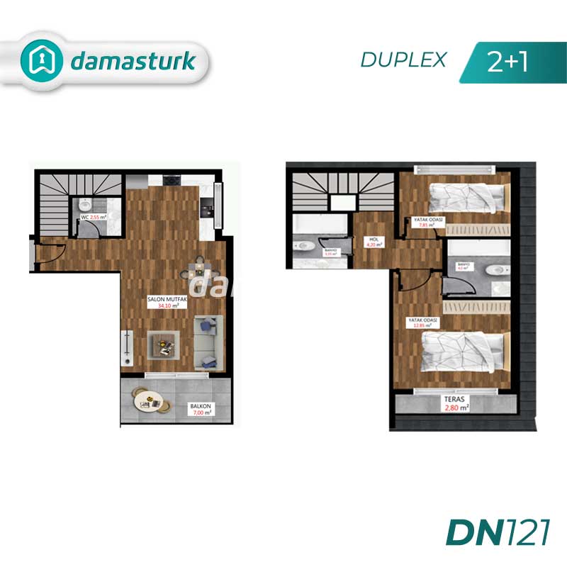 Immobilier de luxe à vendre à Alanya - Antalya DN121 | DAMAS TÜRK Immobilier 02