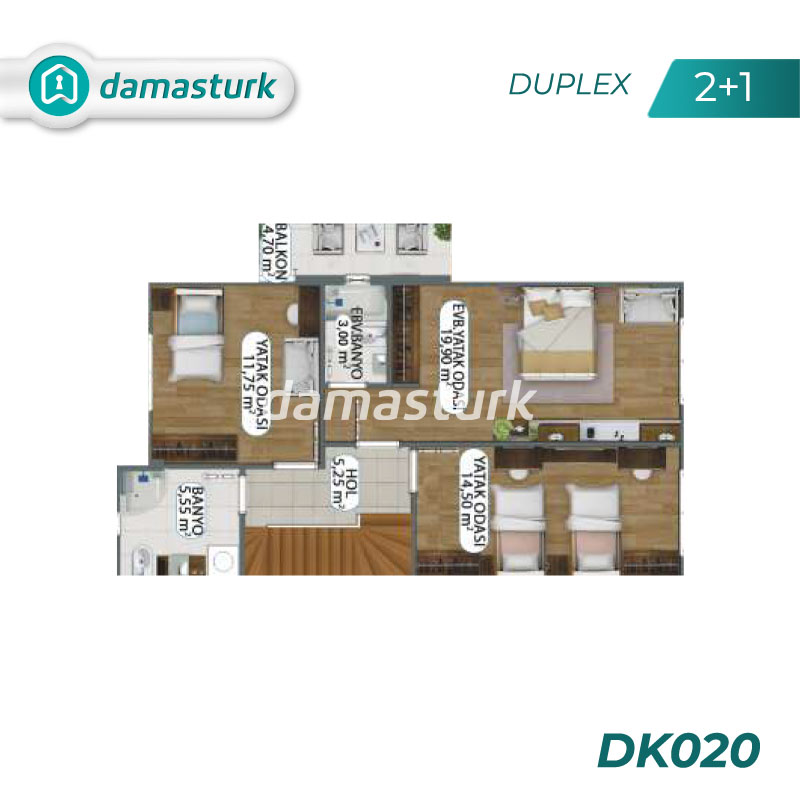 آپارتمان برای فروش در باشيسكله - كوجالي DK020 | املاک داماستورک 01
