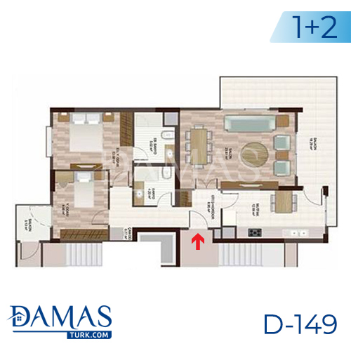Damas Project D-148 in Istanbul - Floor plan picture 02