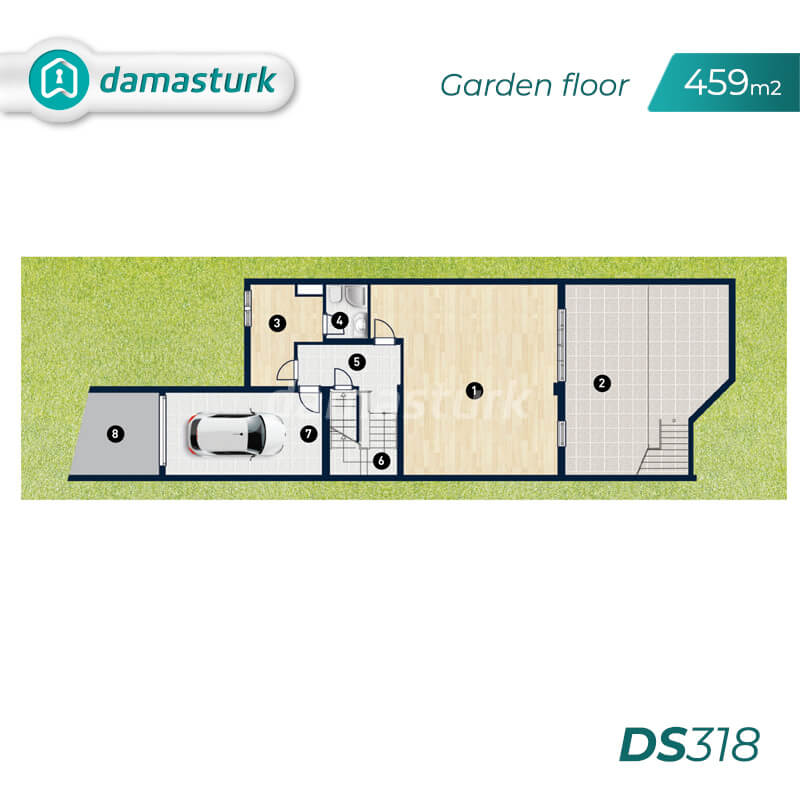 Villas for sale in Turkey - complex DS318 || damasturk Real Estate Company 02