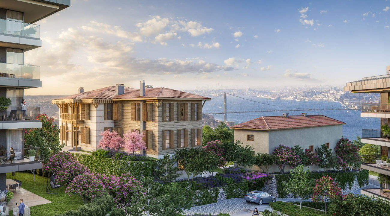 Appartements à vendre à Üsküdar - Istanbul DS461 | damasturk Immobilier 02