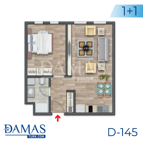 Damas Project D-145 in Istanbul - Floor plan picture 02