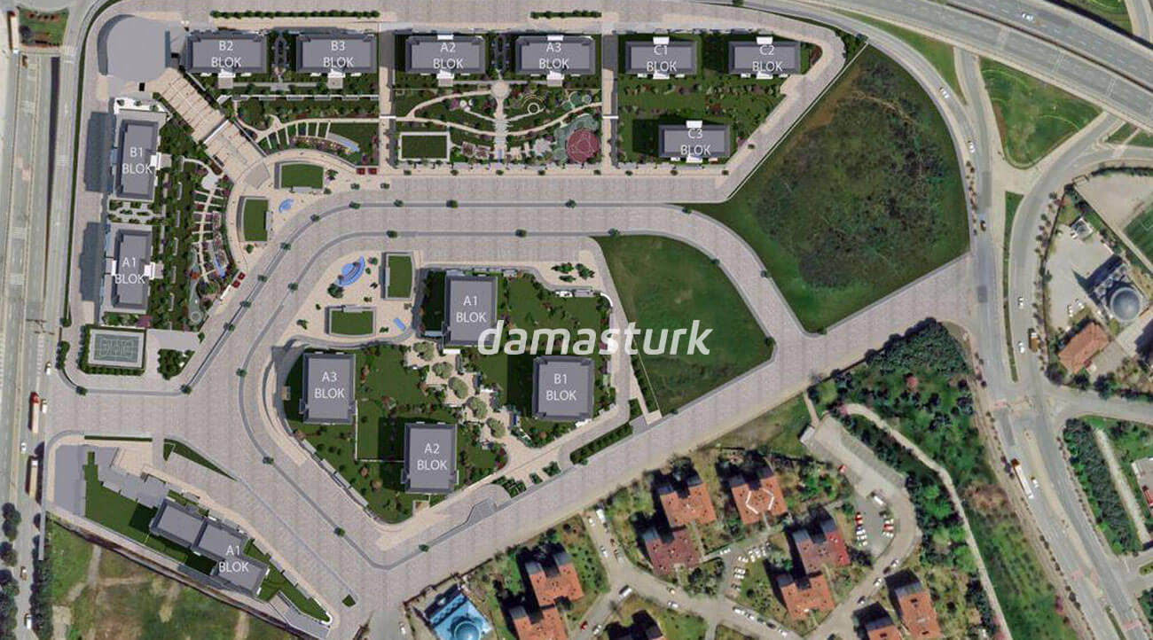 آپارتمان برای فروش در بیلیکدوزو - استانبول DS431 | املاک داماستورک 01